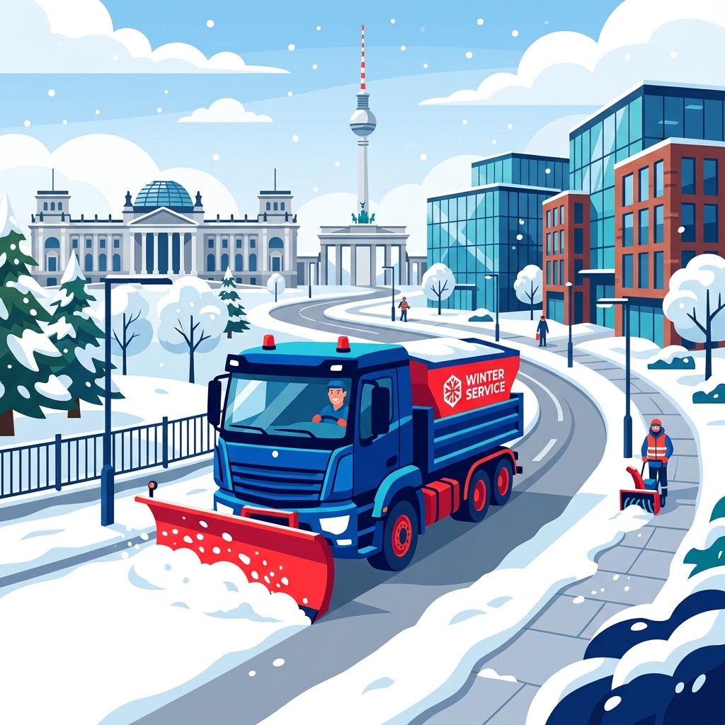 Winterdienst Illustration